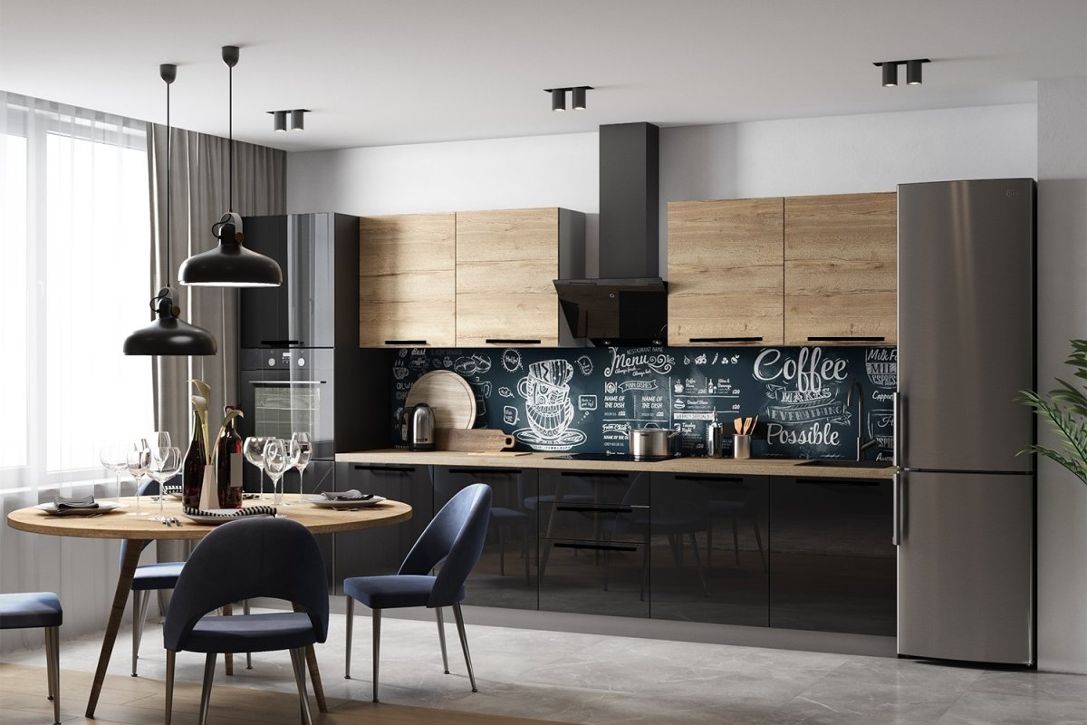 Кухня Амика дуб Галифакс