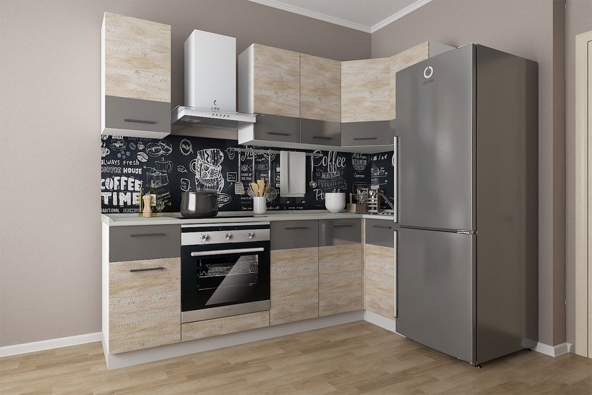 Модульная кухня лофт хофф