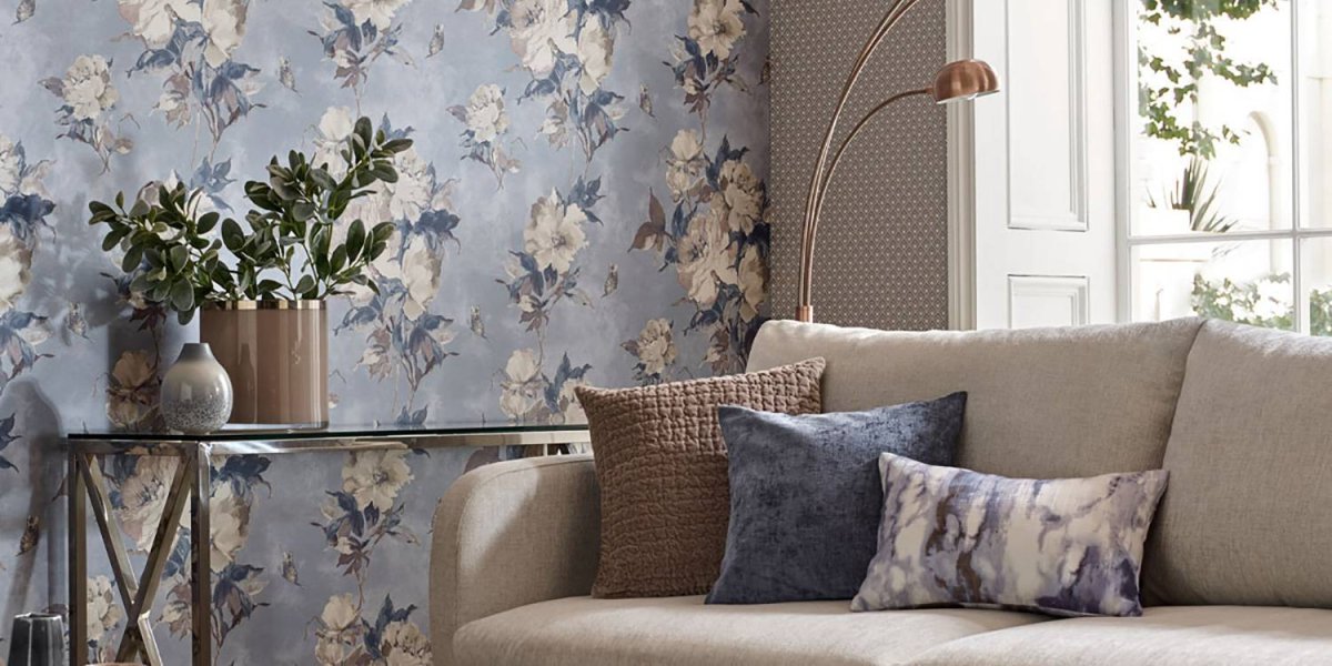 Тканевые обои в интерьере