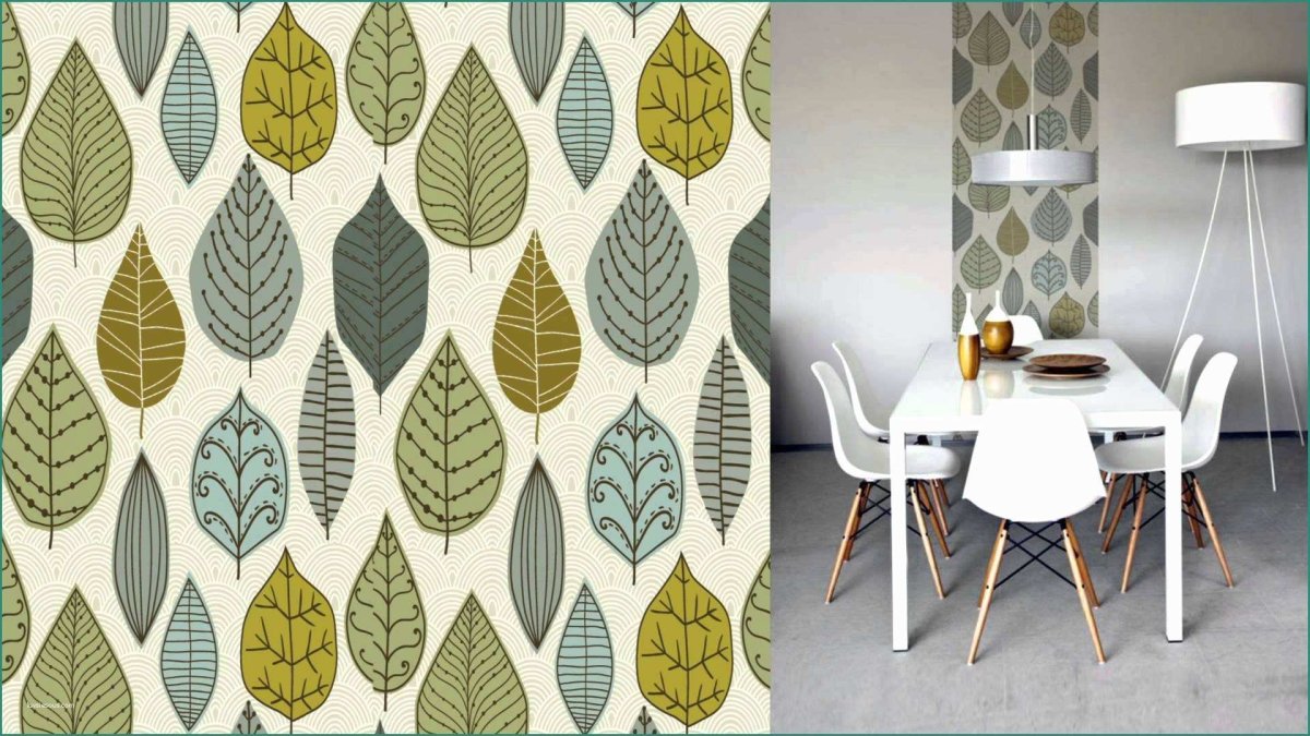 Листья в интерьере