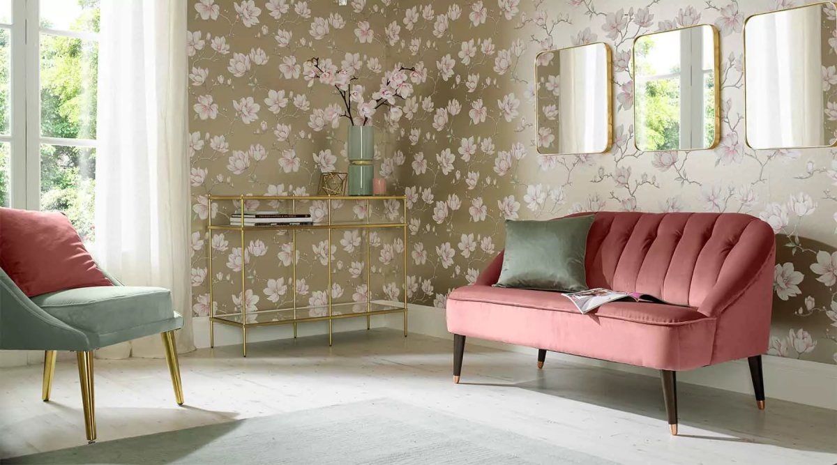 Расцветки обоев для зала