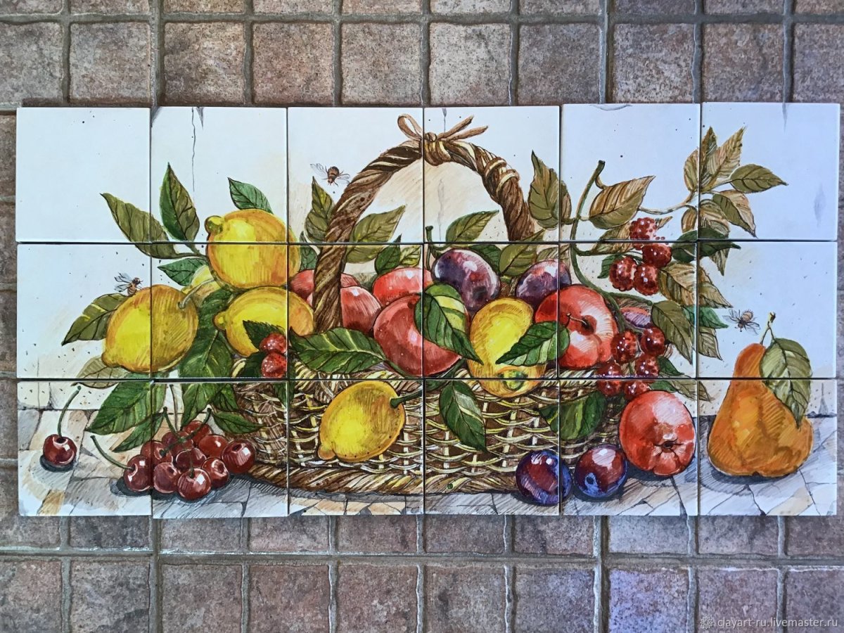 Плитка панно для кухни