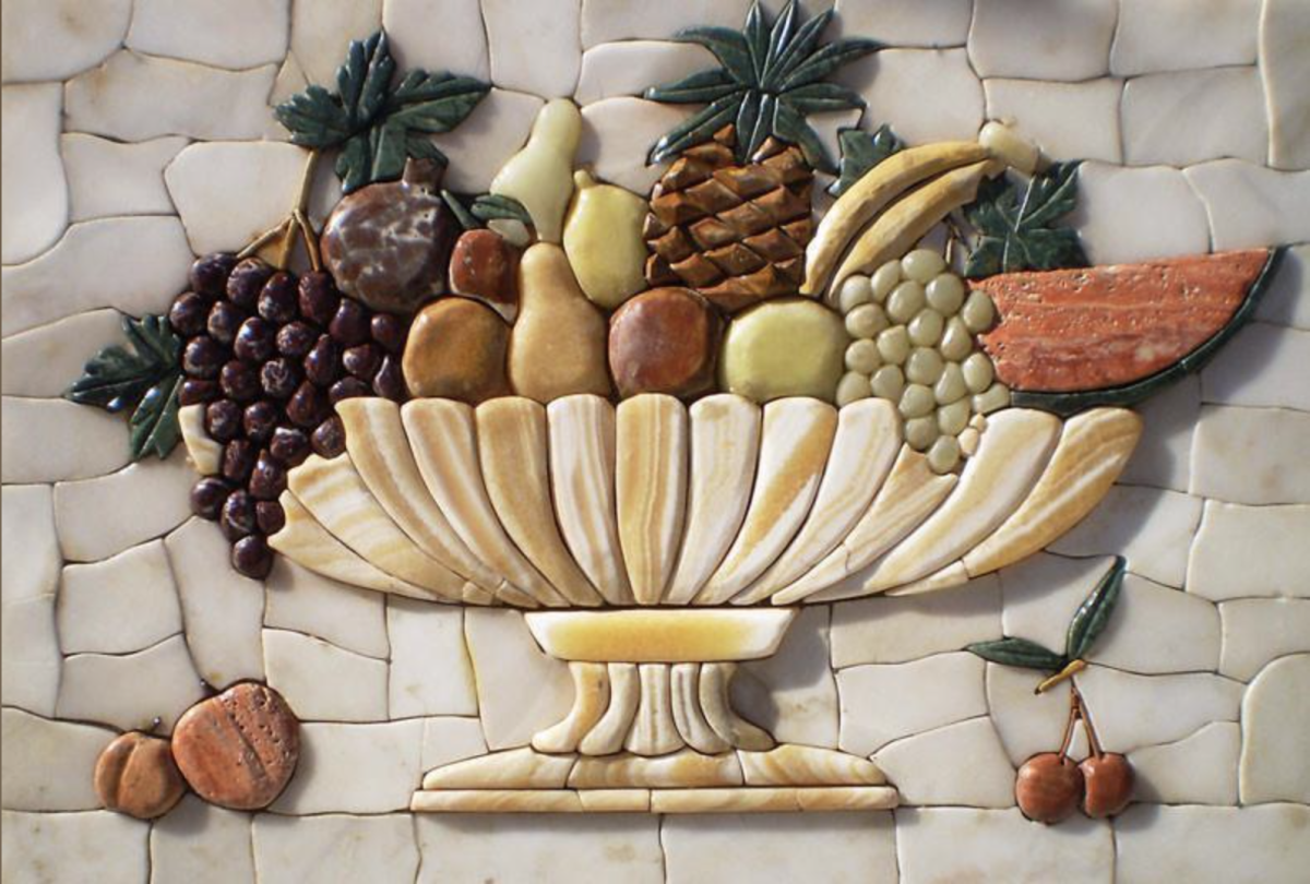 Панно из камня на стену