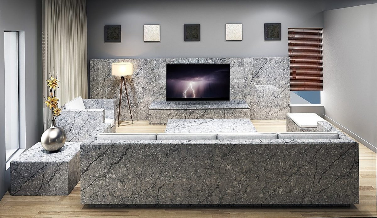 Кварцевый камень vicostone Thunder Grey BQ 8716