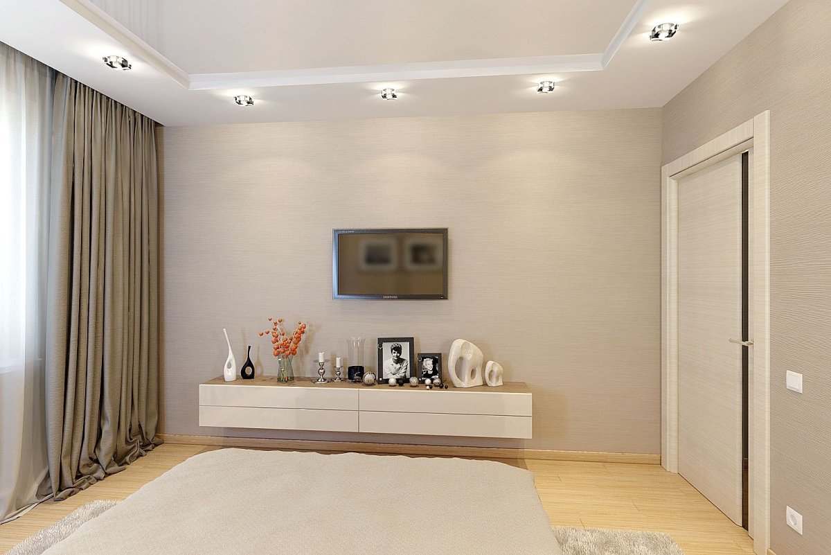 Бежевая стена