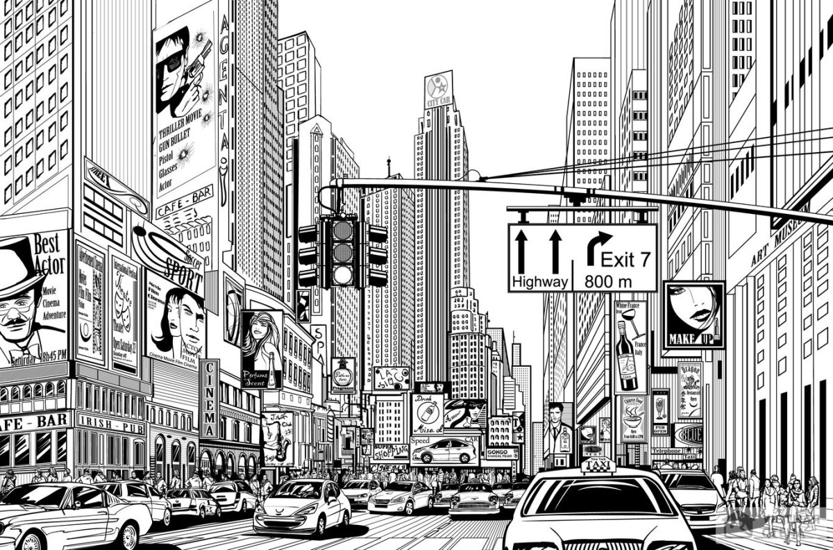 Нью-Йорк улица Таймс сквер