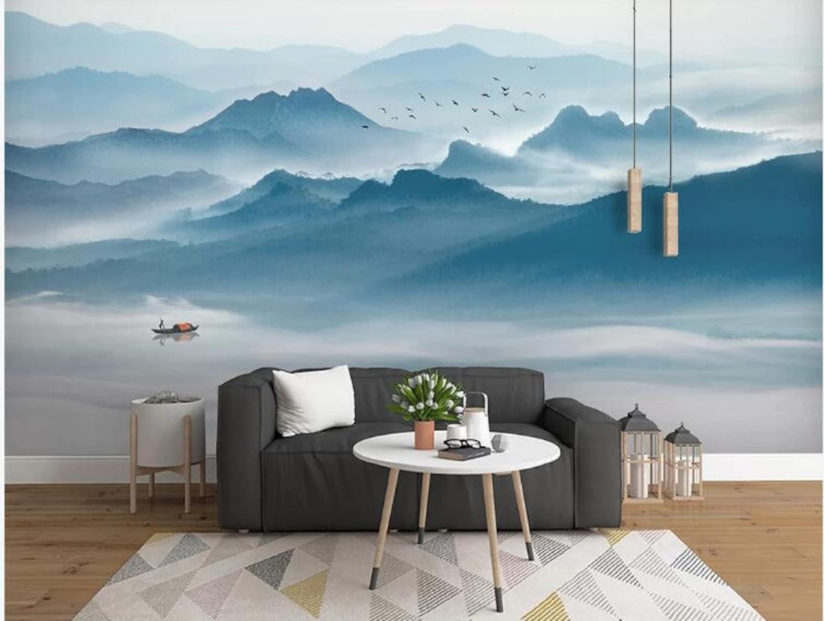 Горы в интерьере