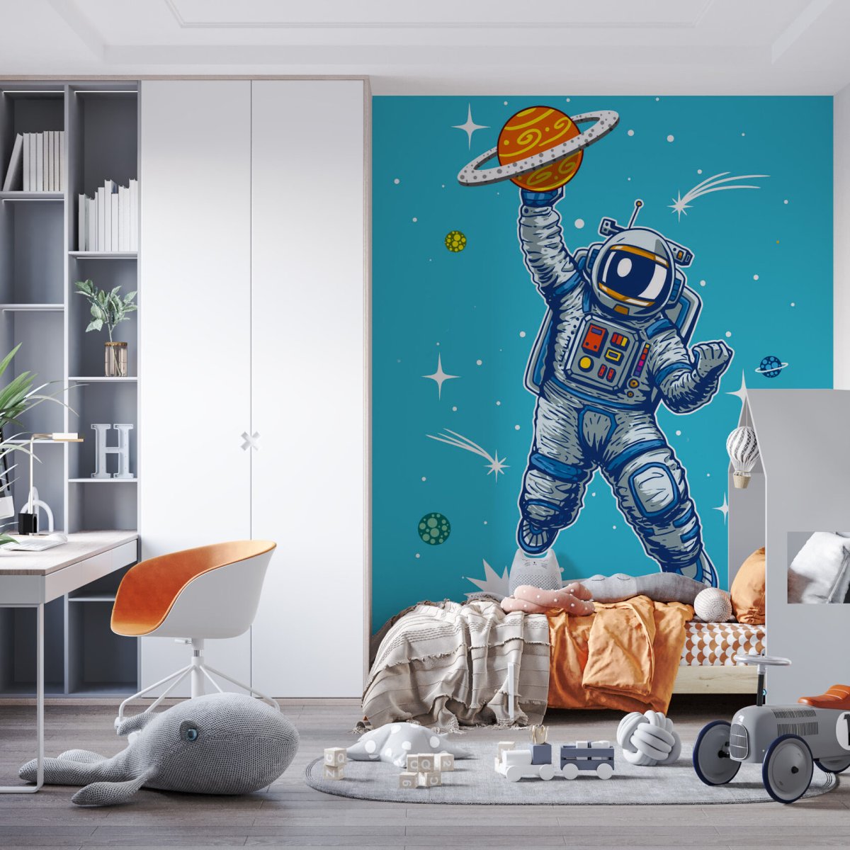 Фреска космос на стену