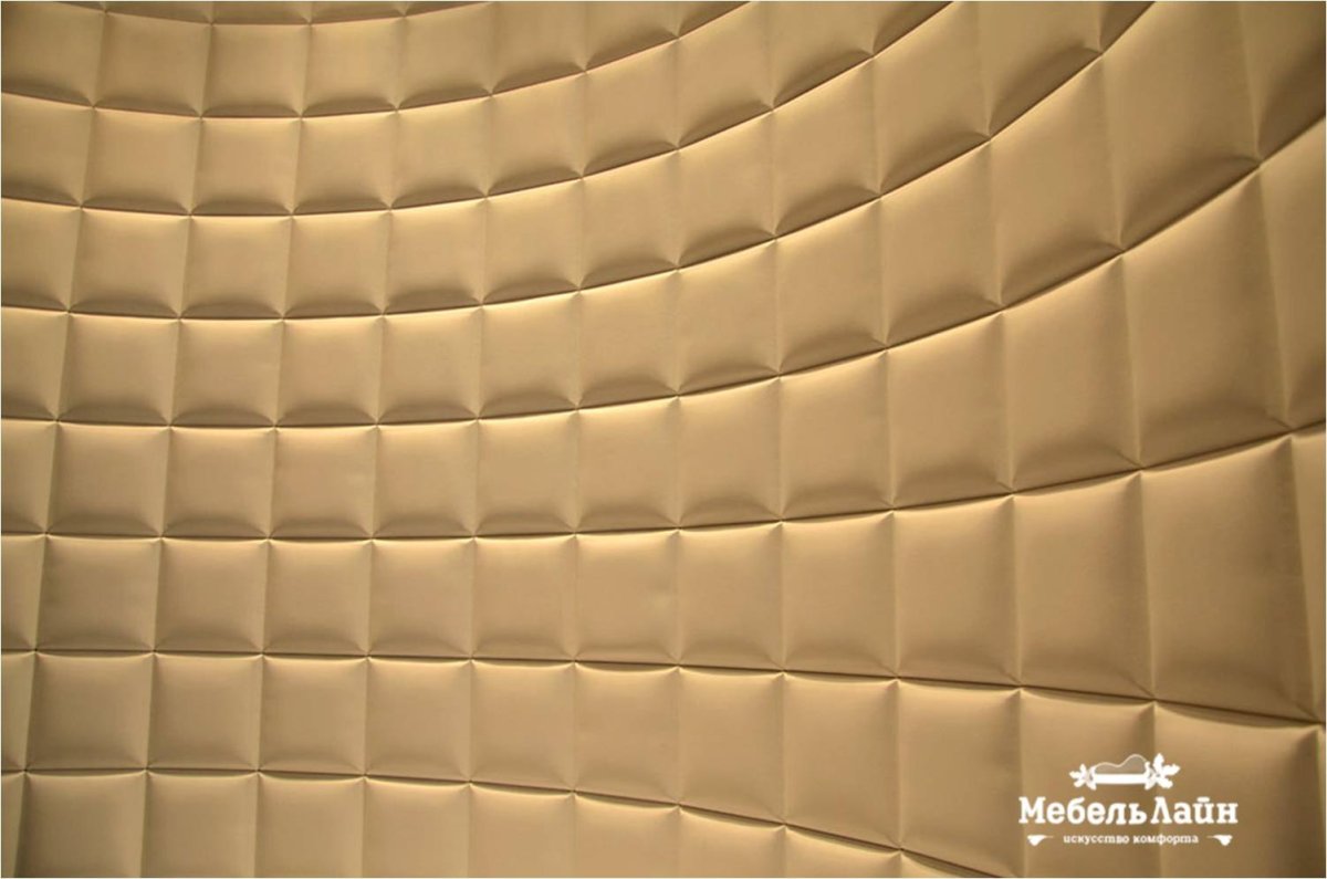 Квадратные мягкие стеновые панели