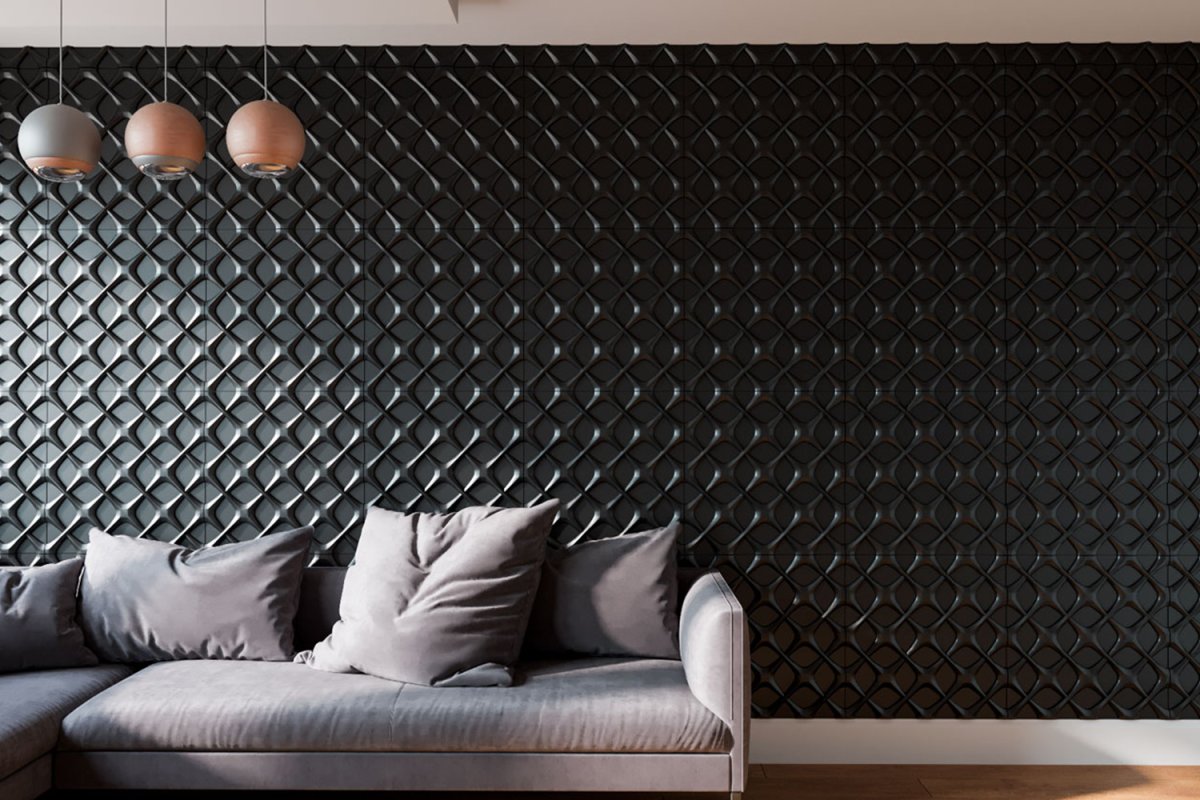 Гипсовая 3d панель "пинзо"