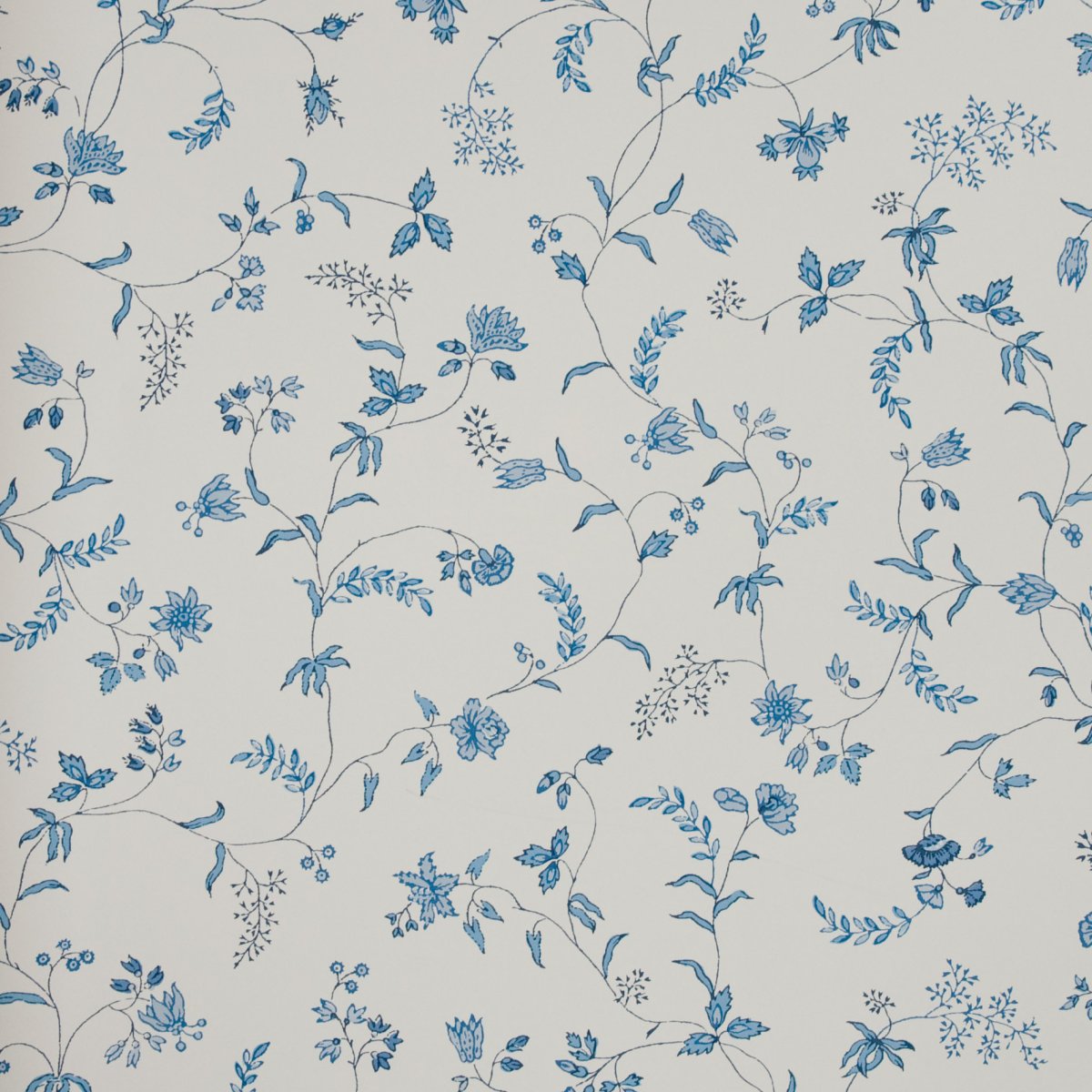 Обои голубые с мелким рисунком для стен