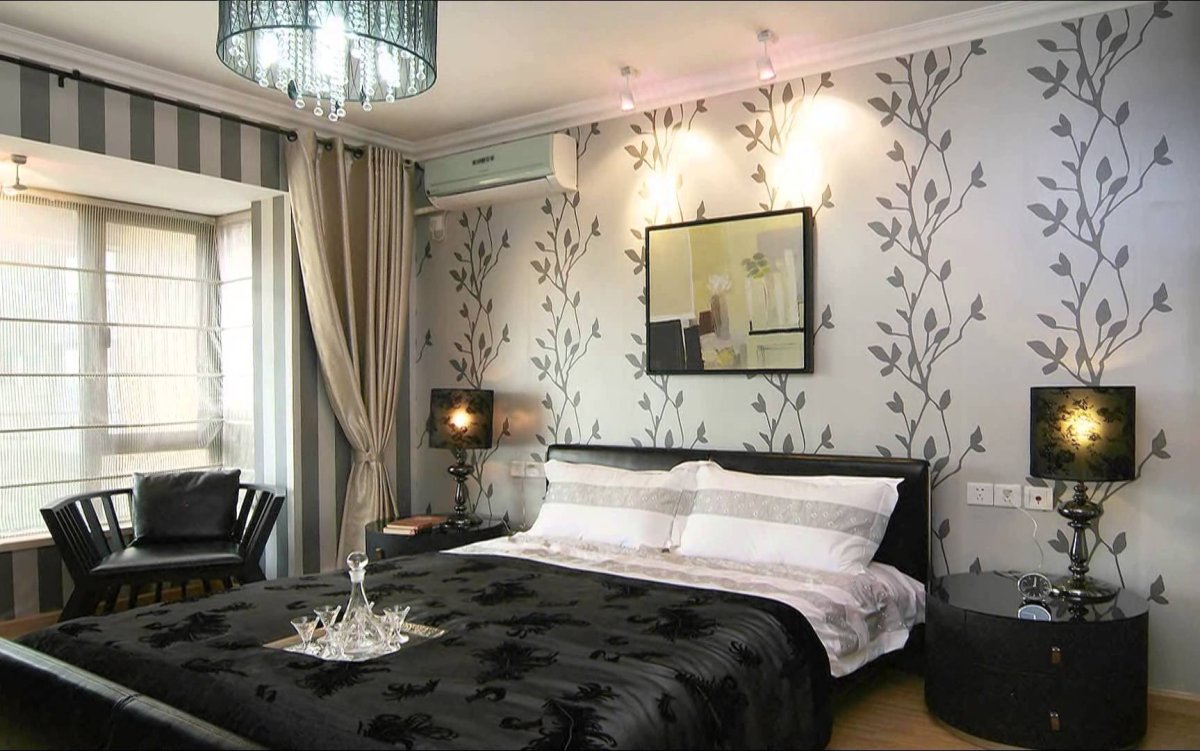 Модные обои для спальни