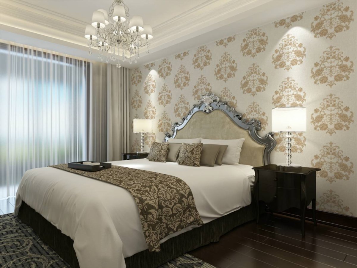 Современные обои для спальни