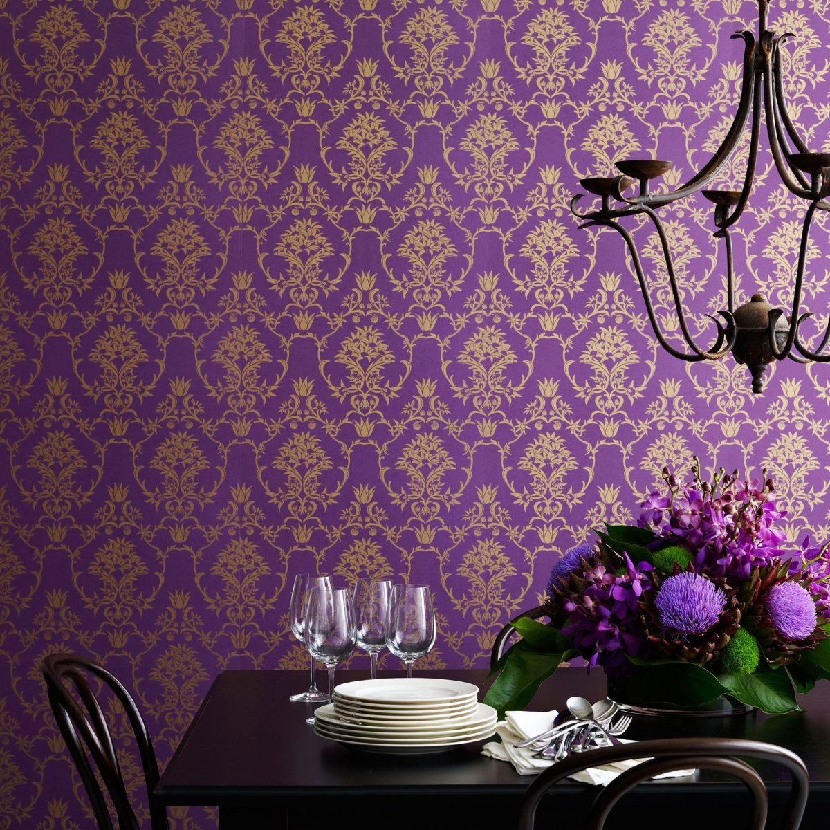 Фиолетовые обои