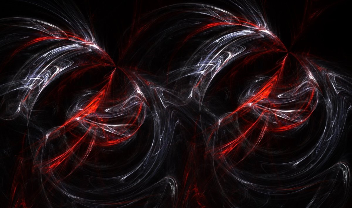 Красно черная абстракция