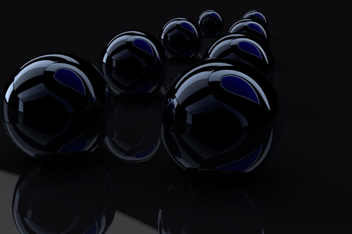 Черные обои