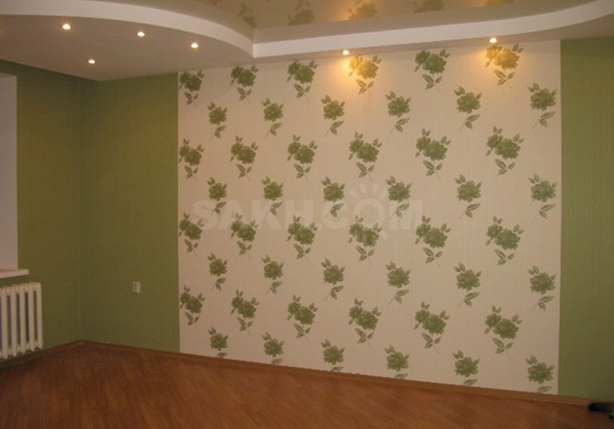 Красиво поклеить обои