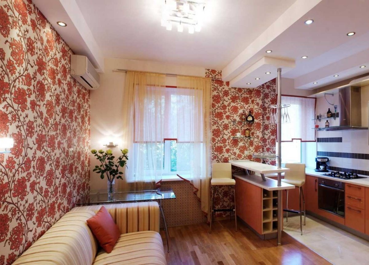 Комната кухня