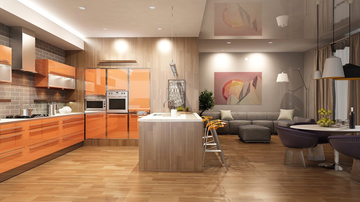 Кухня дизайн интерьер