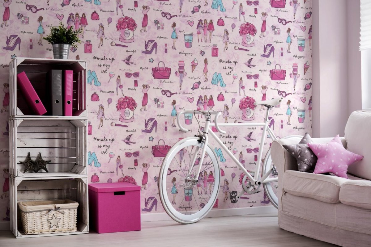 Флизелиновые обои в интерьере