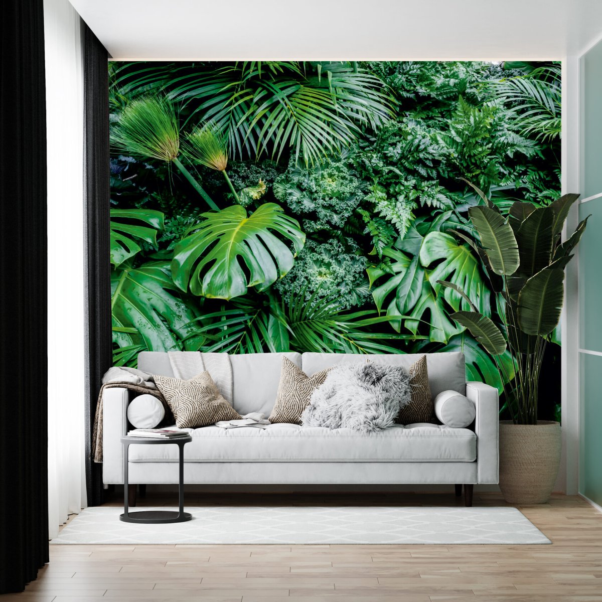 Зелень на стене