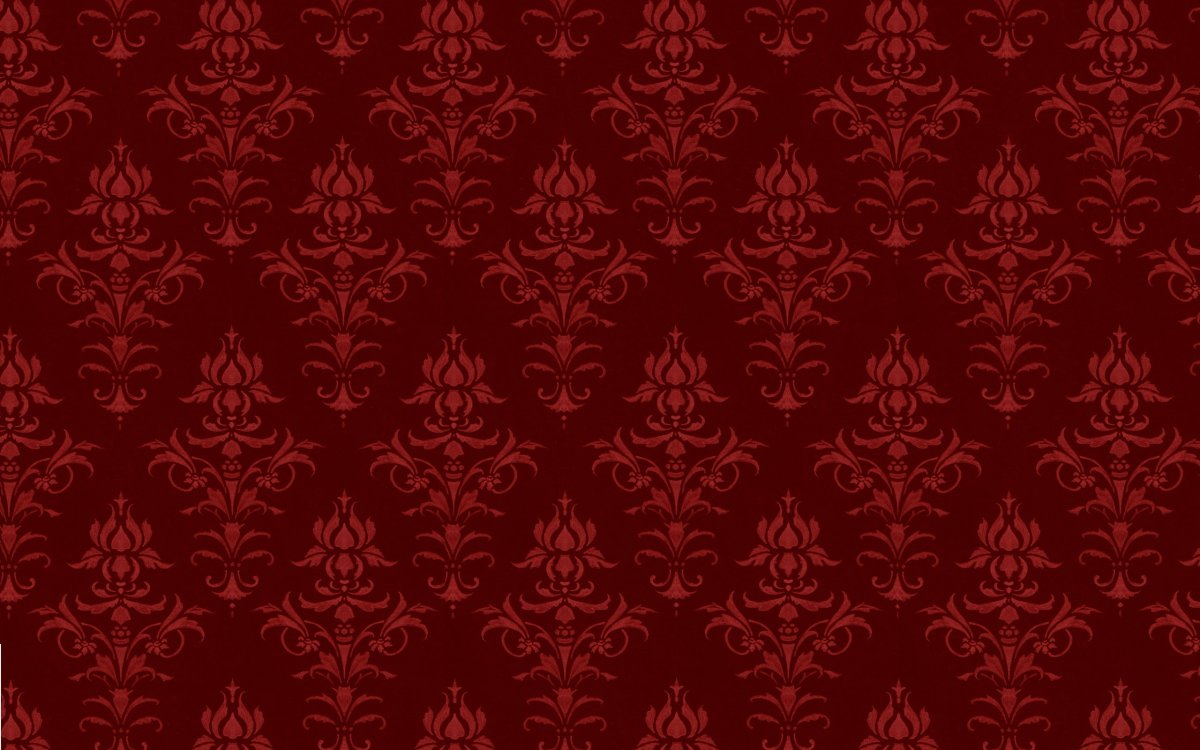 Красный фон с узорами