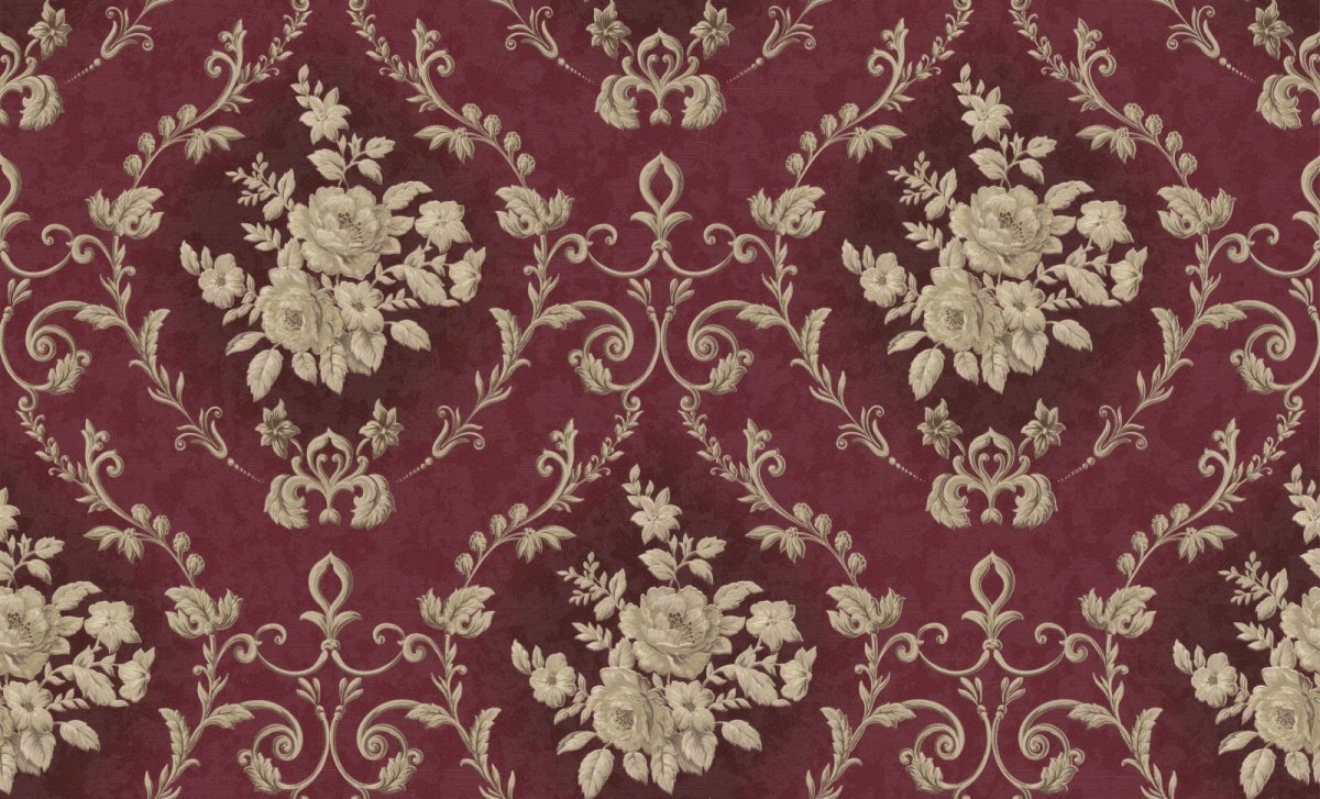 Обои виниловые на флизелине бордовые