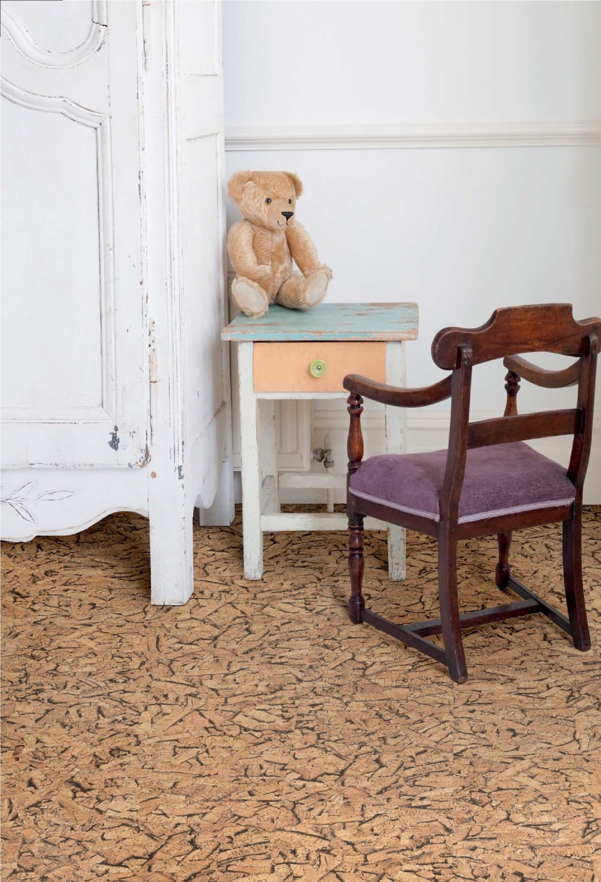 Пробковый пол в детской комнате