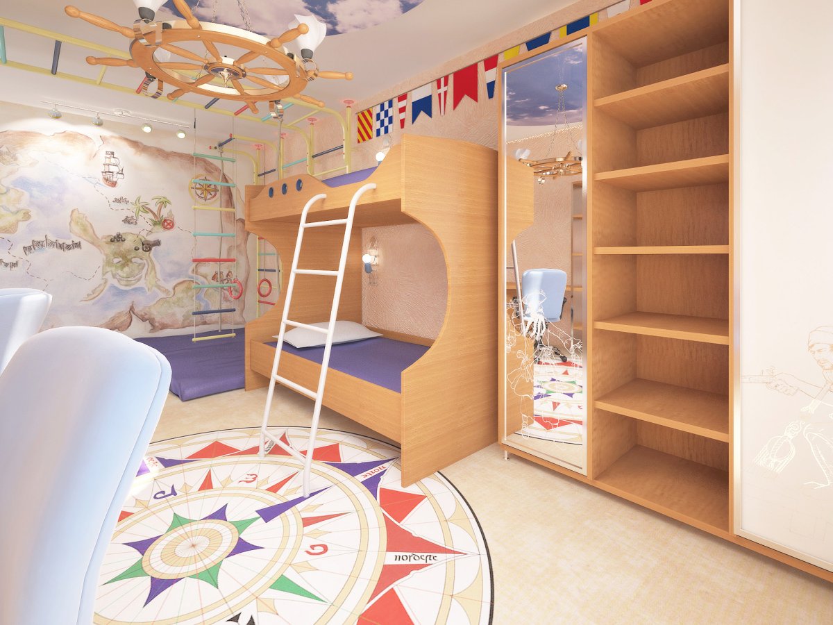 Мармолеум для детской комнаты