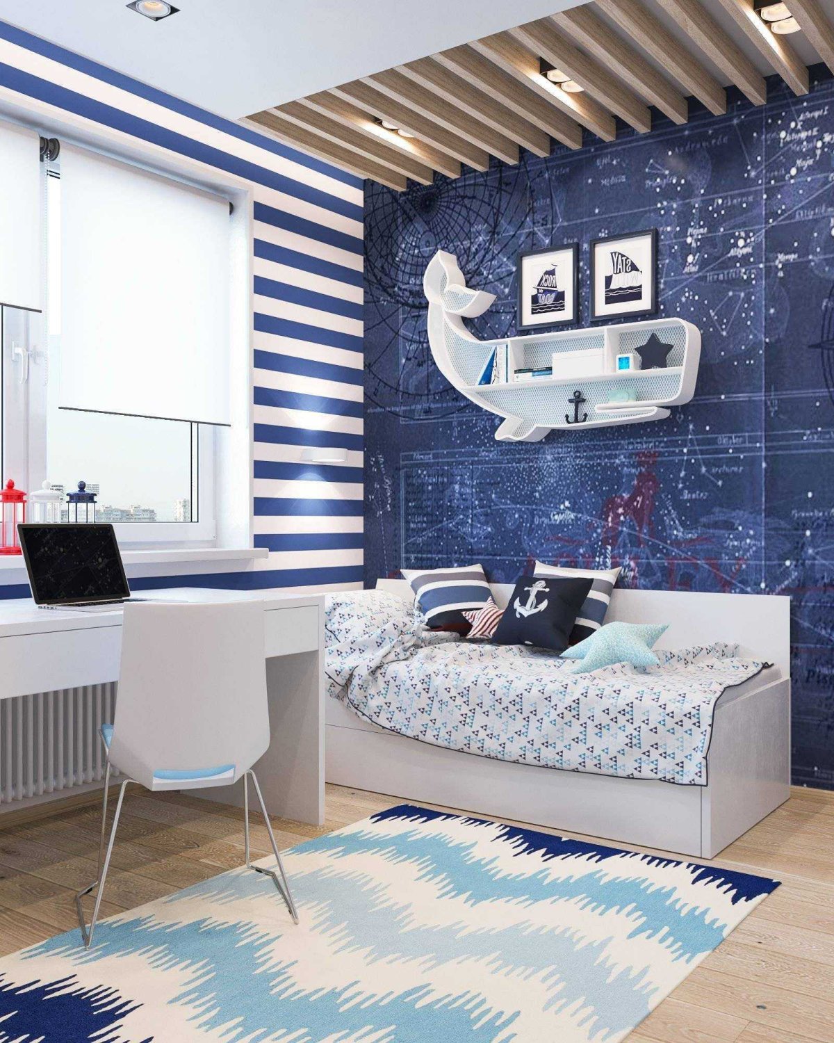 Интерьер детской для мальчика