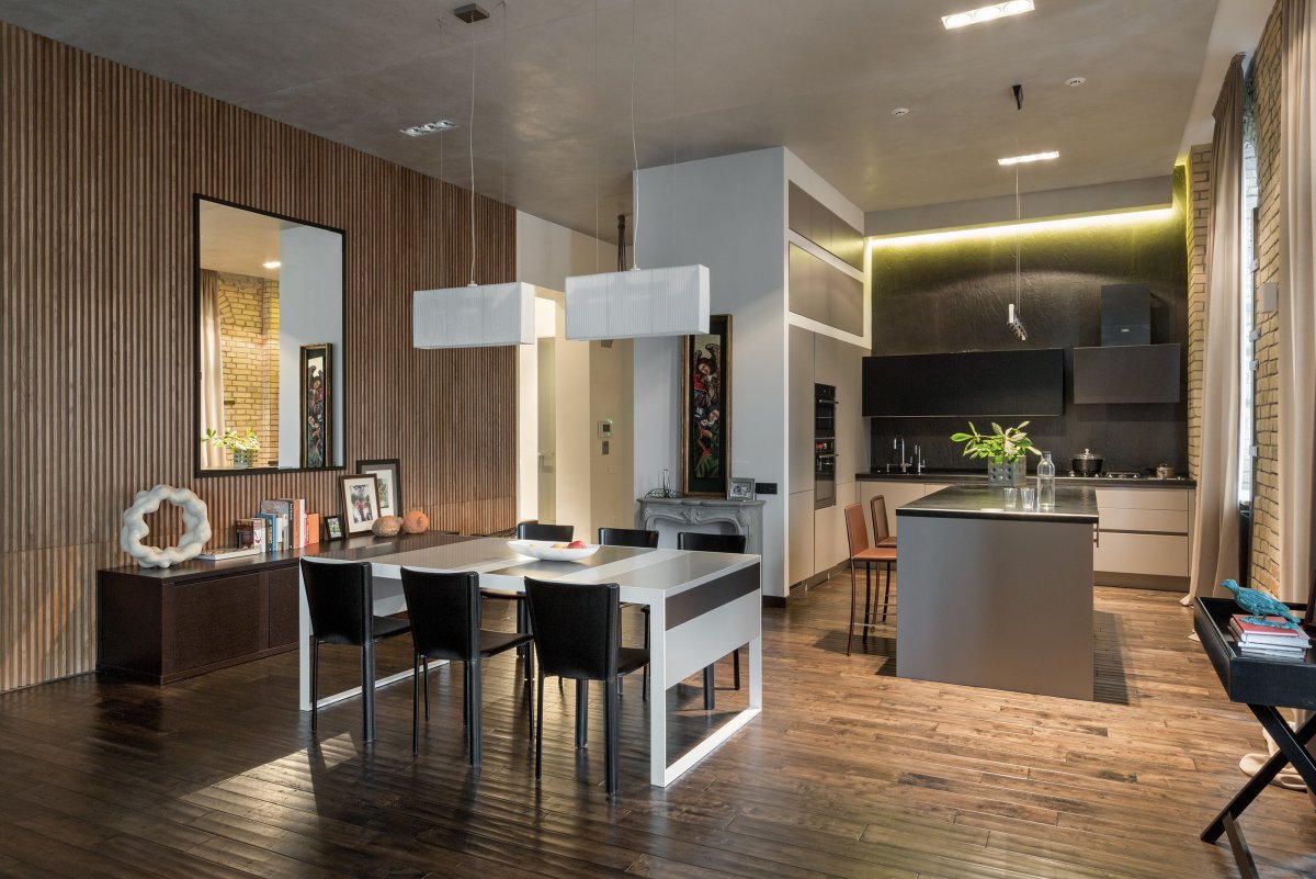 Зонирование кухни