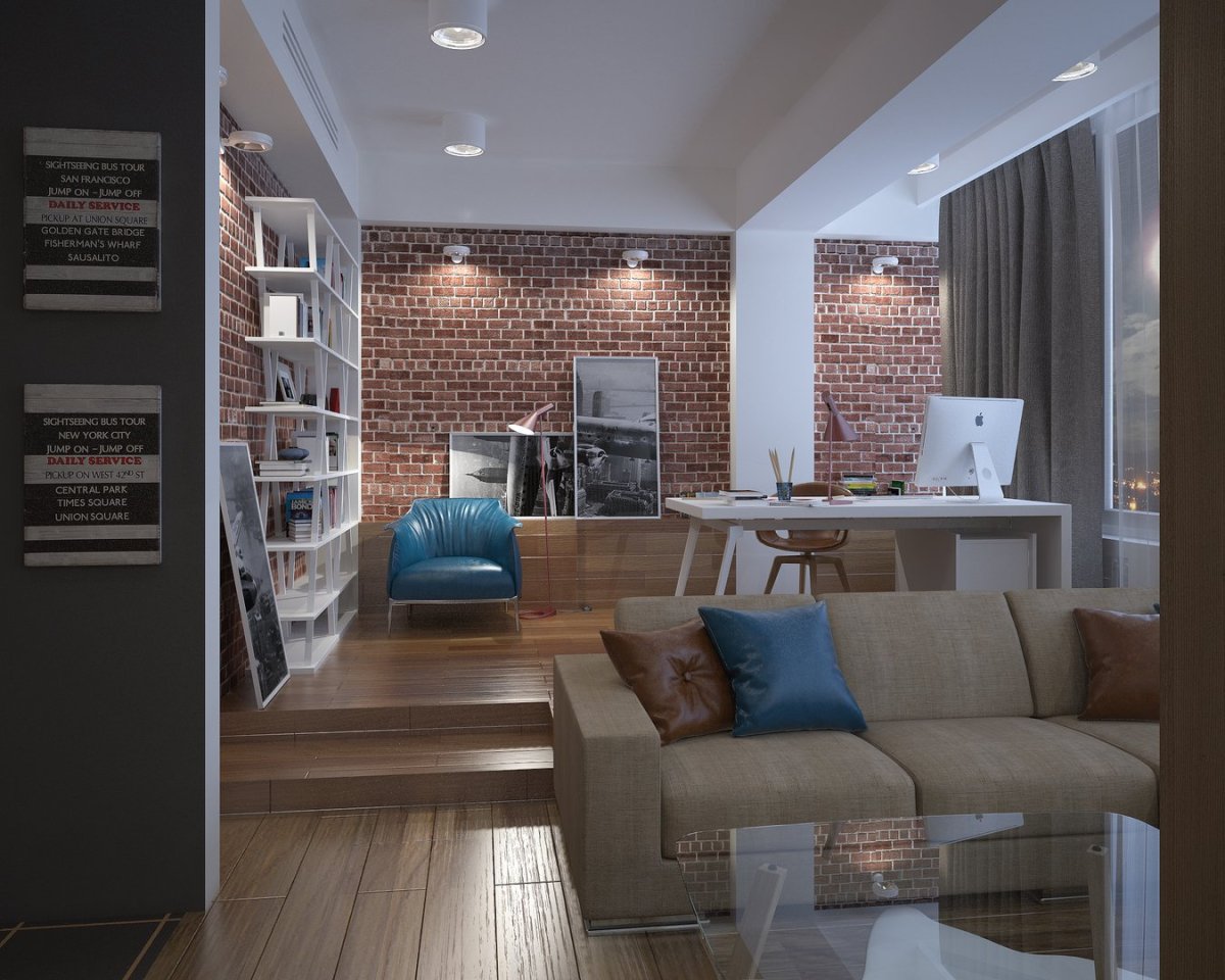 Зонирование пространства в интерьере