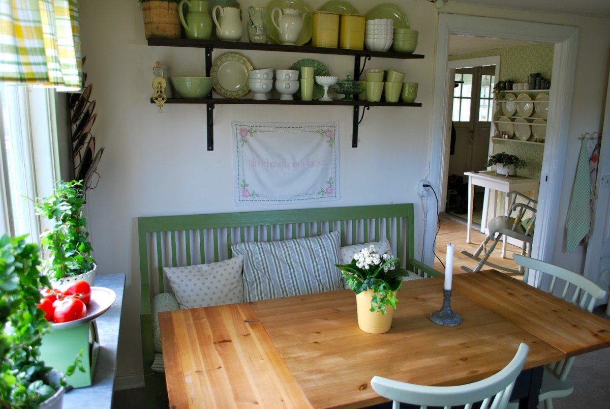 Дачный интерьер