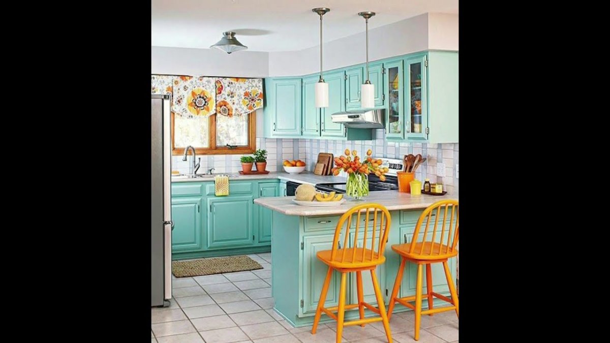 Цветовая гамма в интерьере кухни