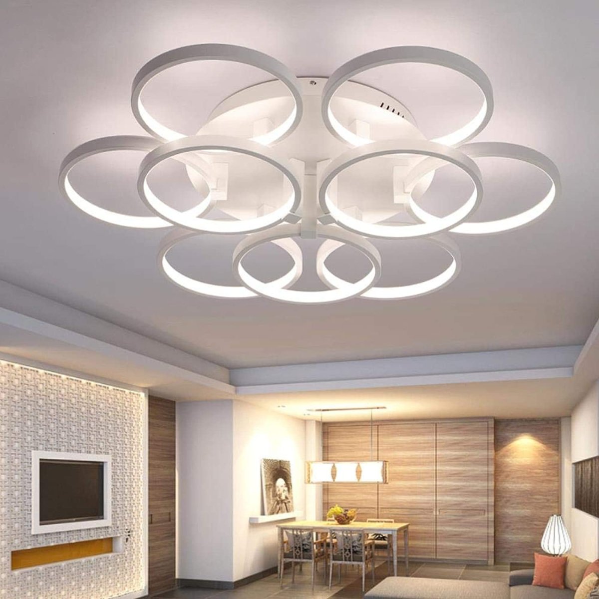 Люстра led Ceiling Lamp 6 кольца
