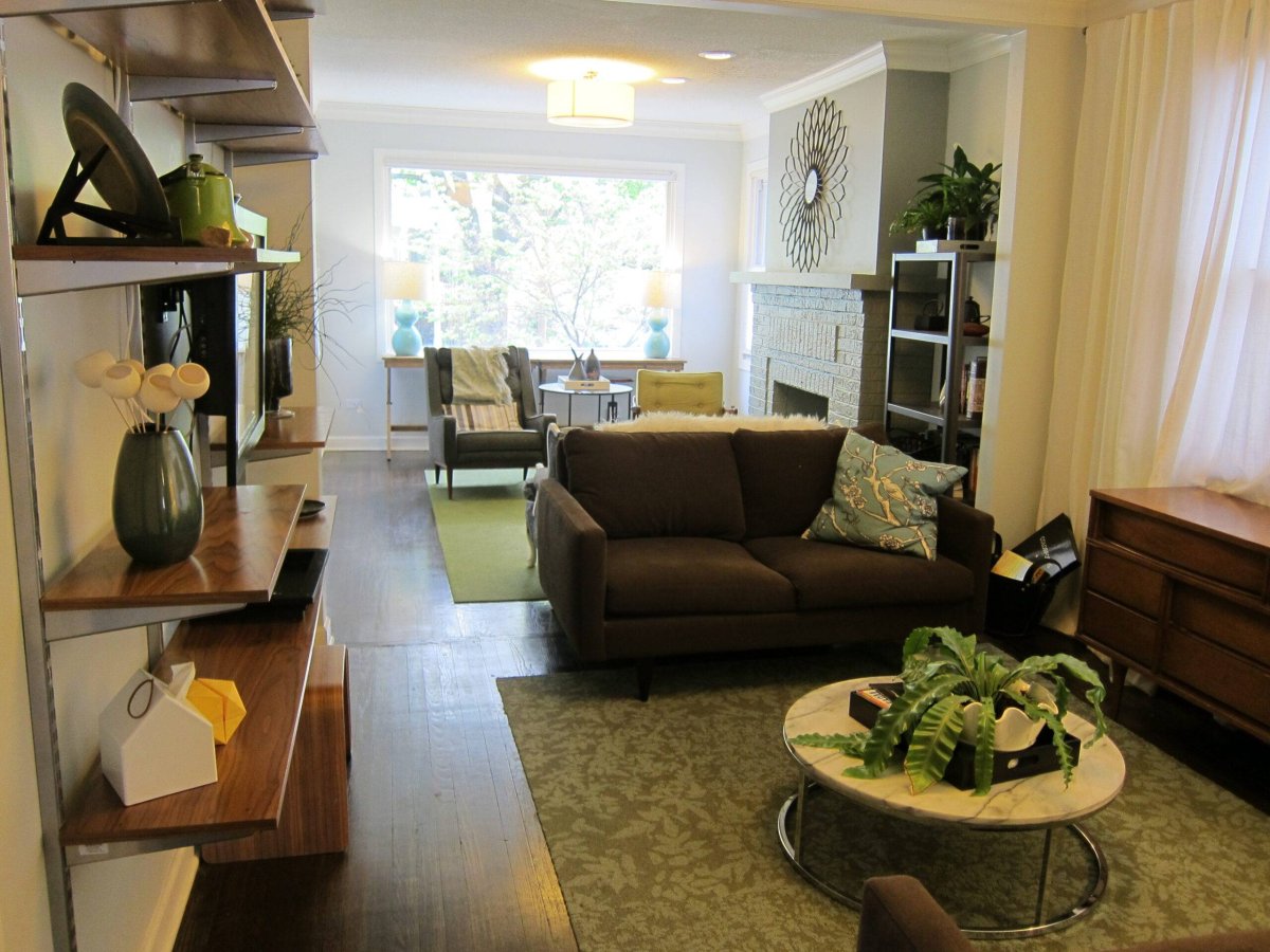 Расставить мебель в гостиной