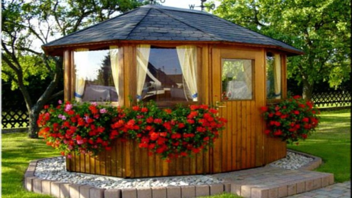 Красивые беседки