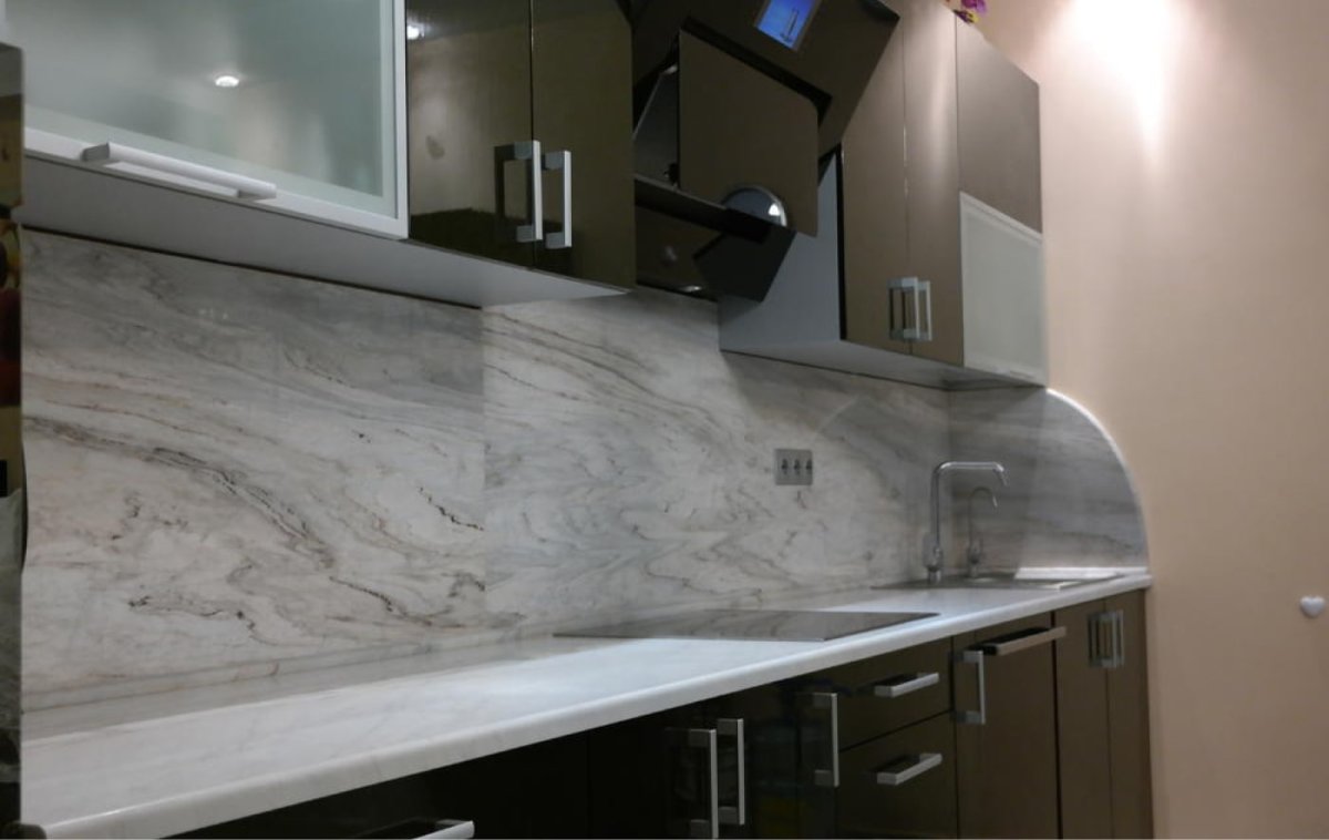 Мрамор Бернини кедр столешница