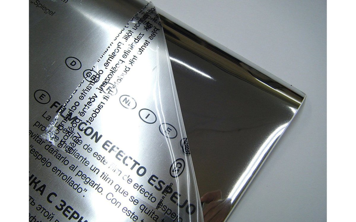 Зеркальная пленка самоклеющаяся