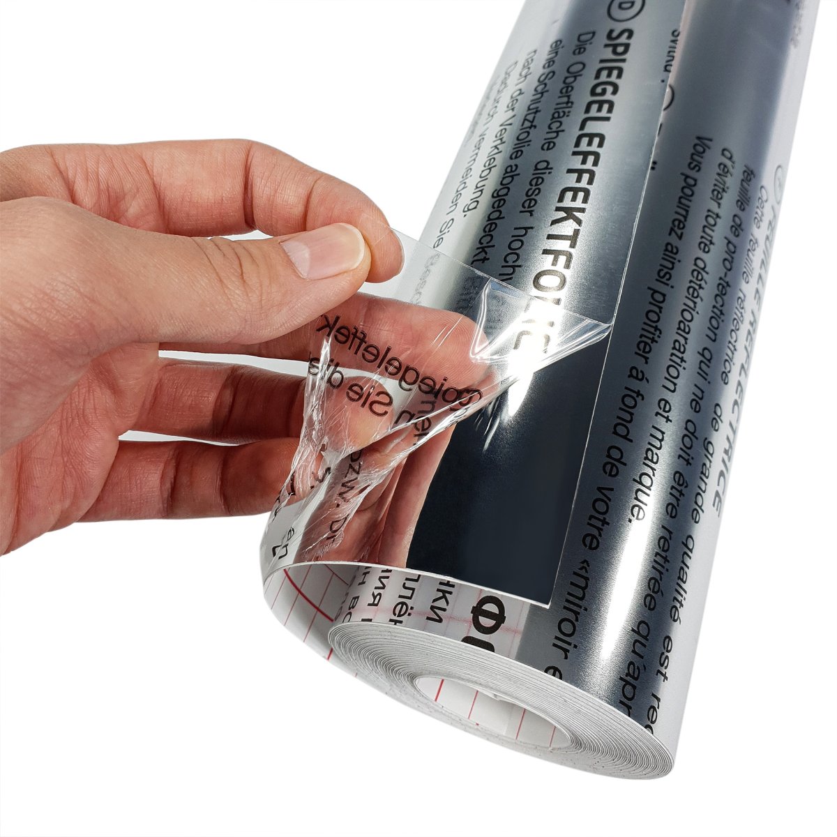 Зеркальная пленка самоклеющаяся