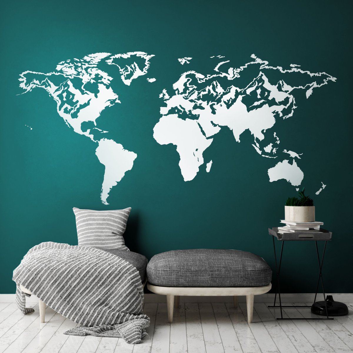 Карта мира на стену