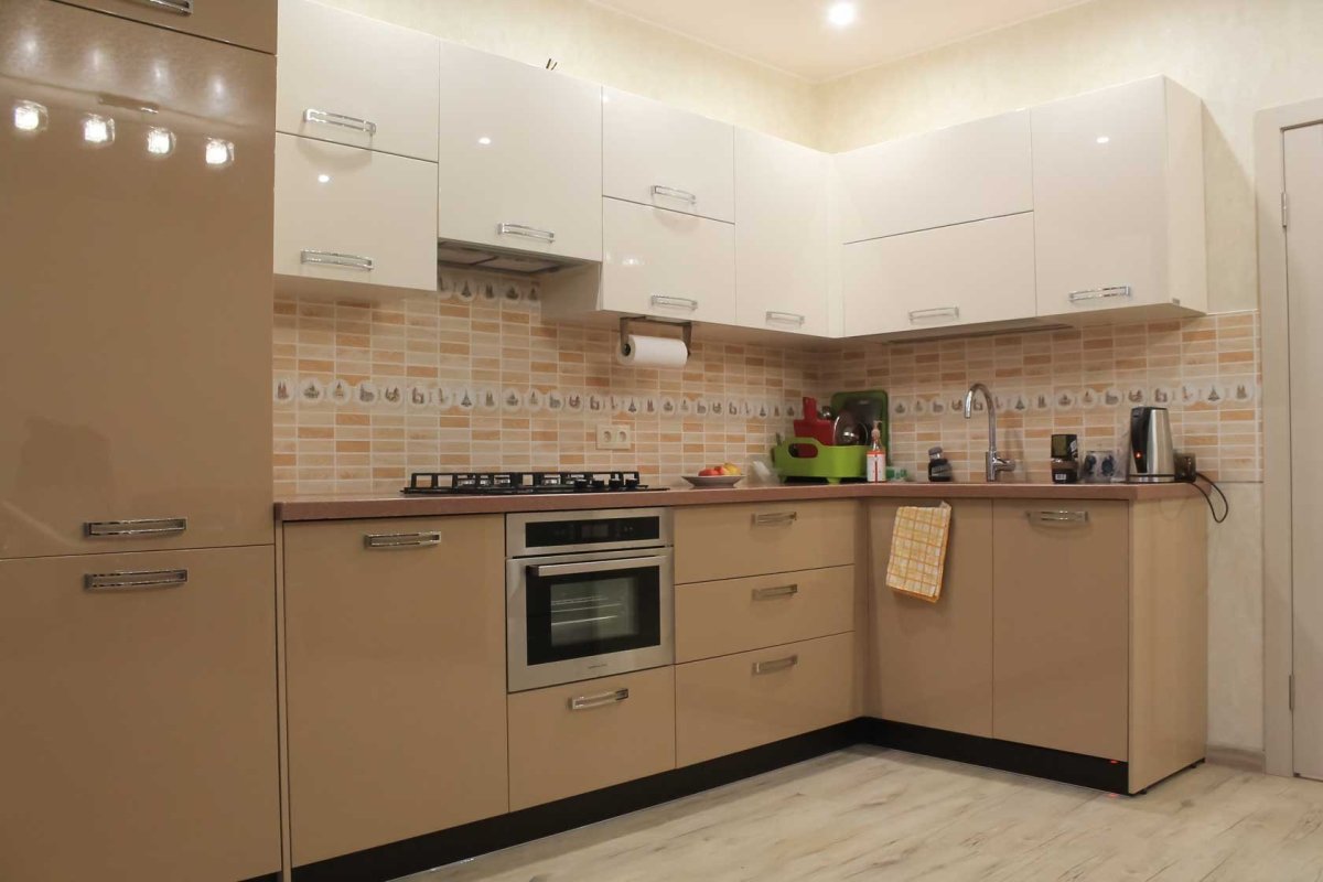 Кухня Рио бежевый капучино