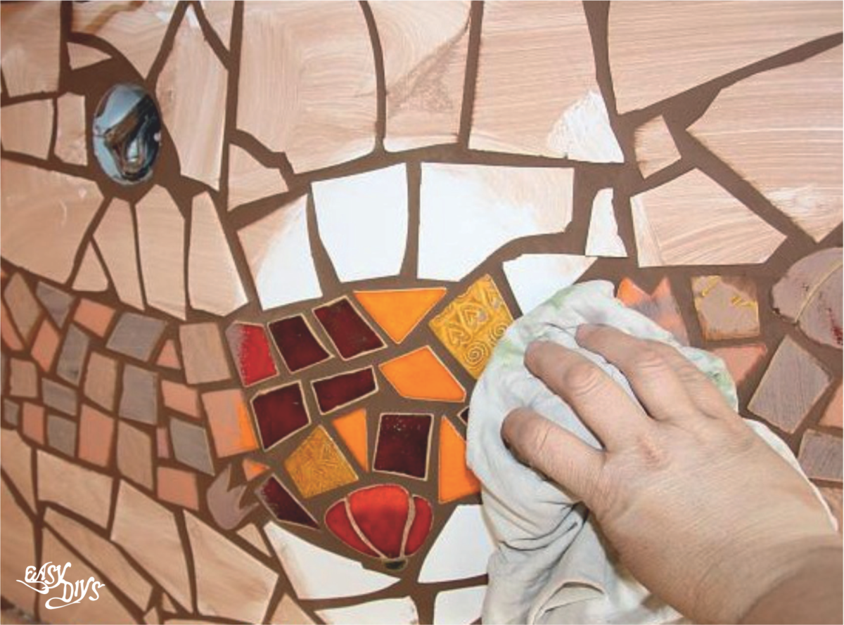 Мозаика из битой плитки