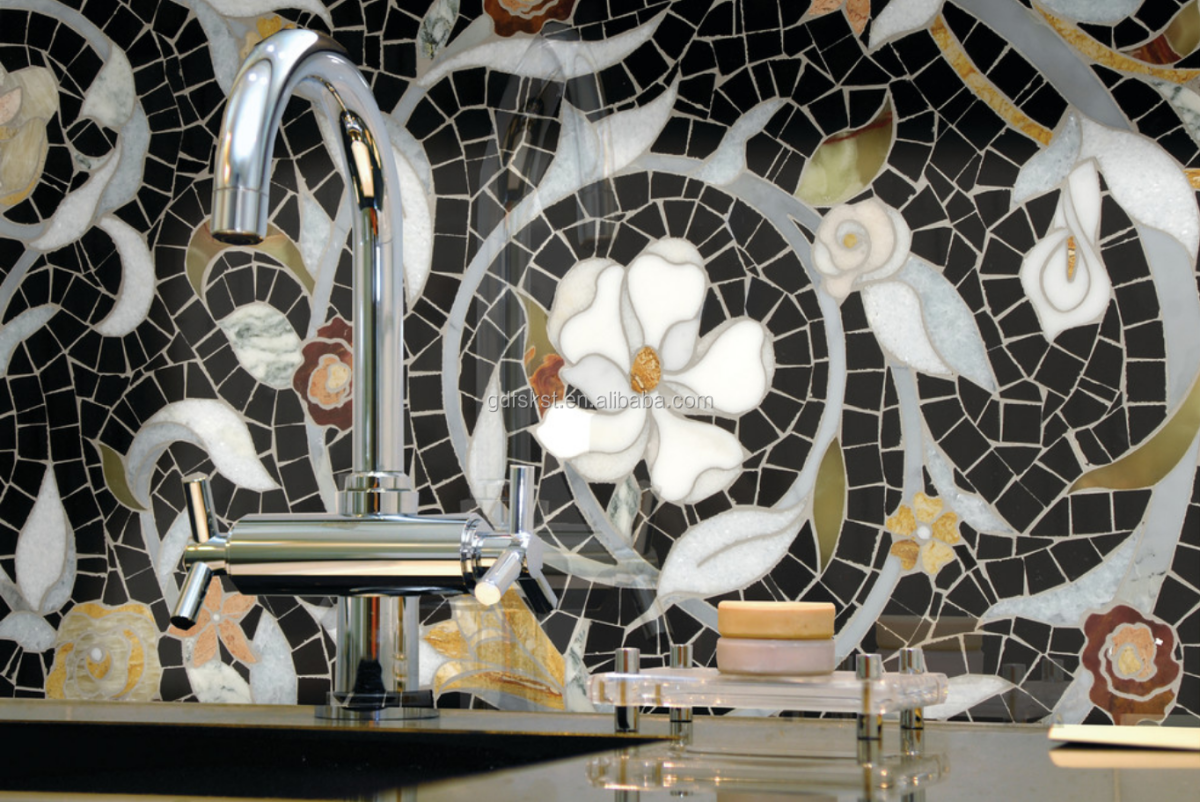 Мозаичное панно в интерьере