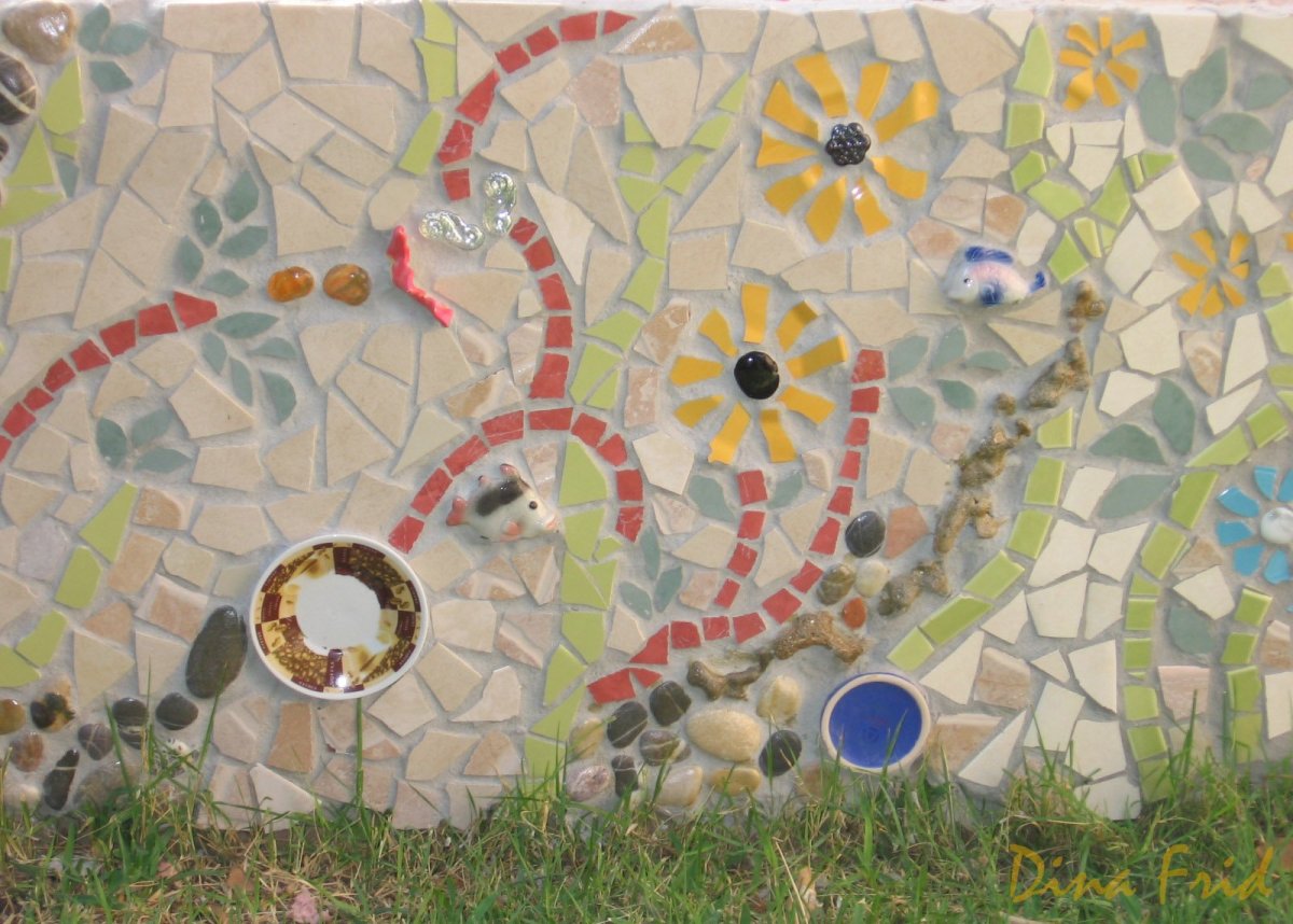 Узоры для мозаики из битой плитки