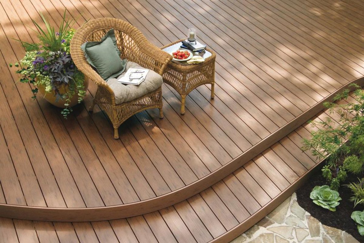 Декинг из лиственницы