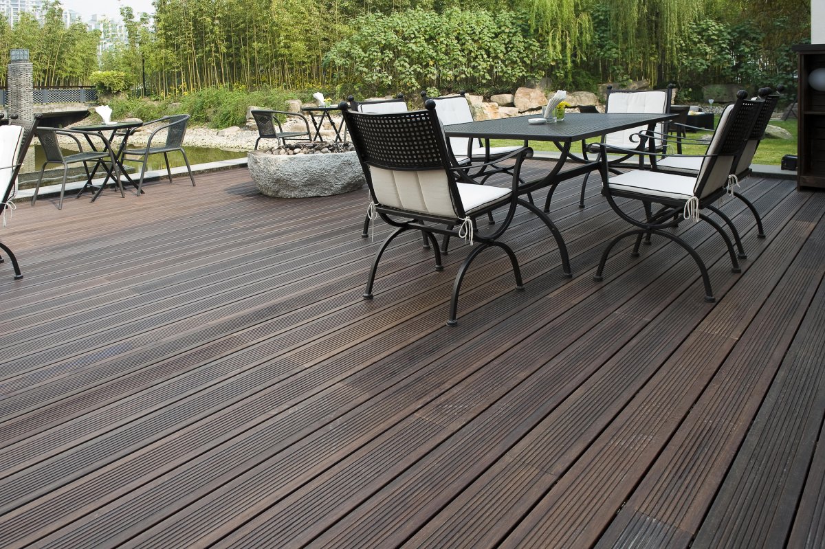 Террасная доска ДПК графит