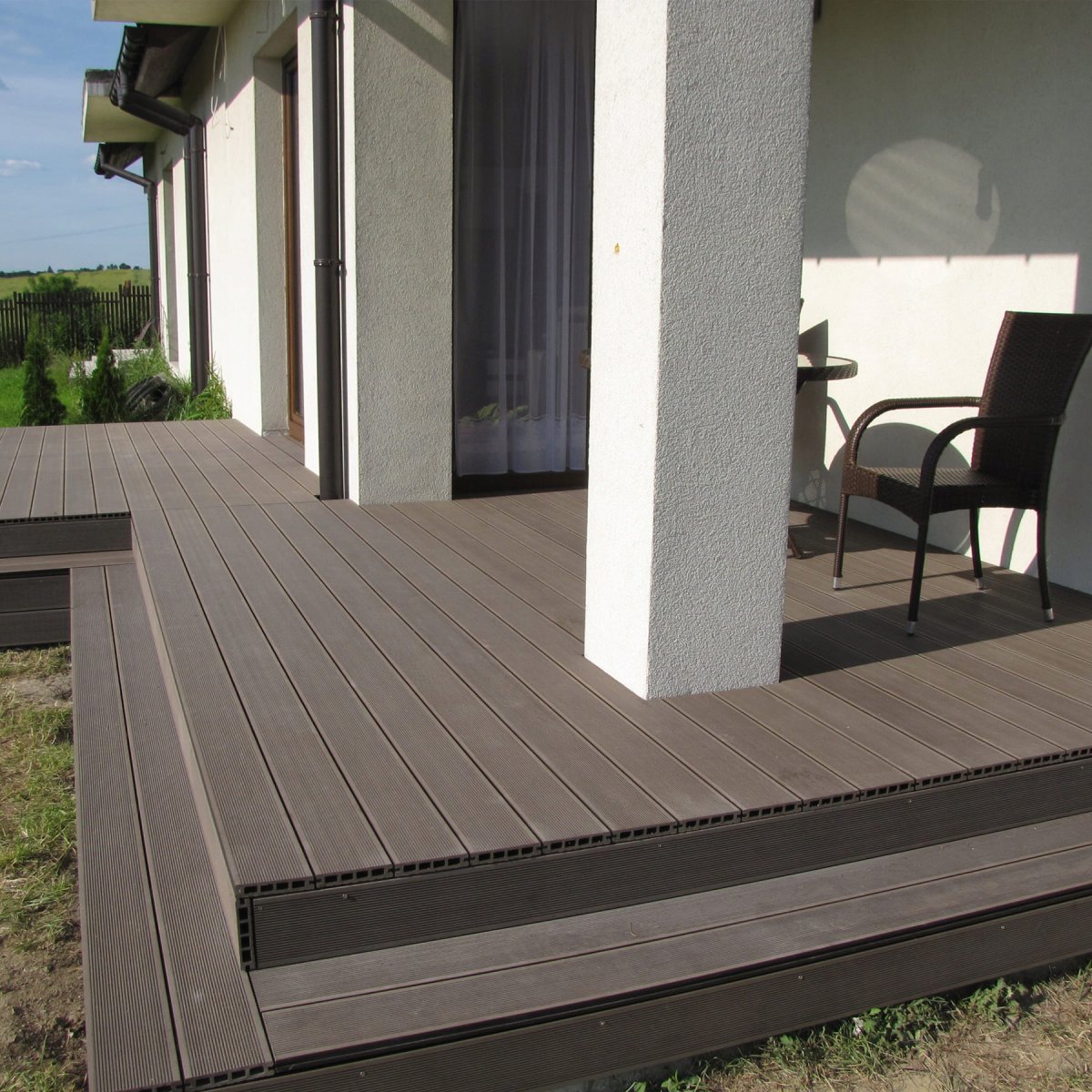 Террасная доска (древесно-полимерный композит, ДПК)