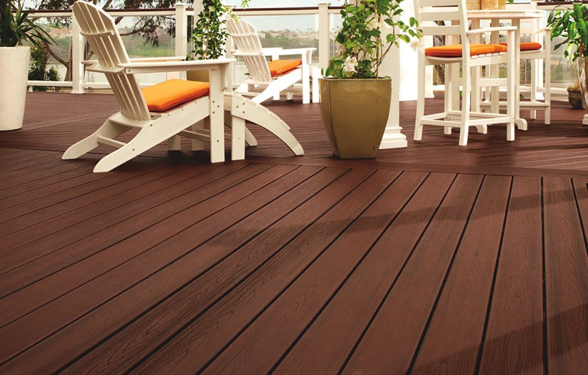 Термоясень терраса