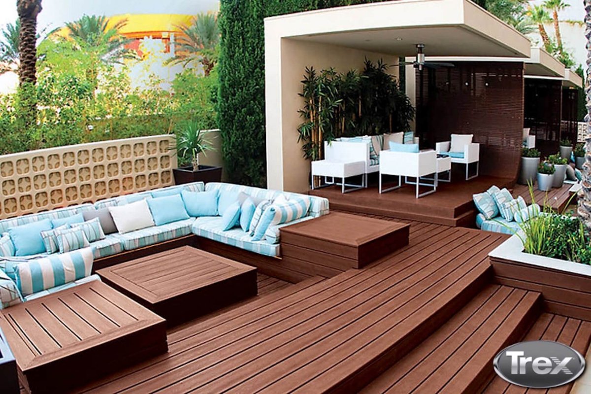 Патио из ДПК